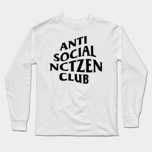 Anti social, NCTzen club. Long Sleeve T-Shirt